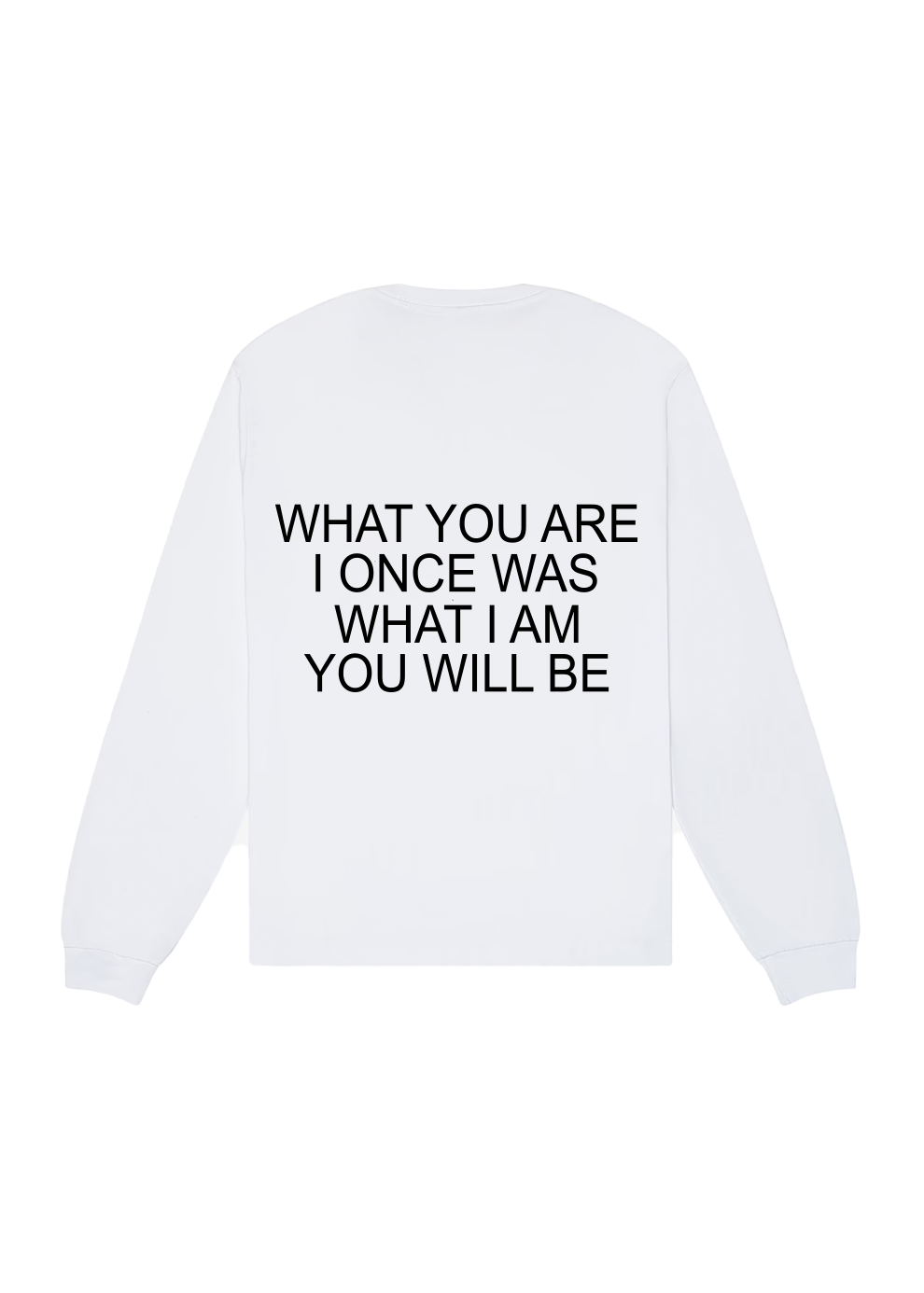 WHAT YOU ARE
